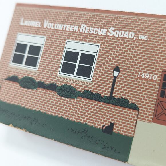 Cat’s Meow Village Laurel Volunteer Rescue Squad 2004 Shelf Sitter – Maryland - Picture 7 of 10